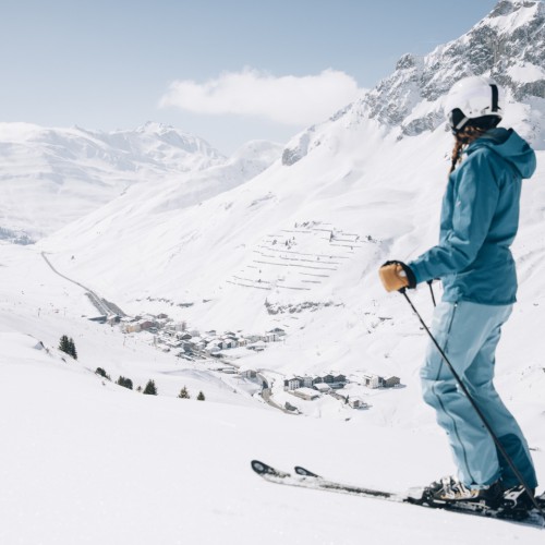 skiën in Lech