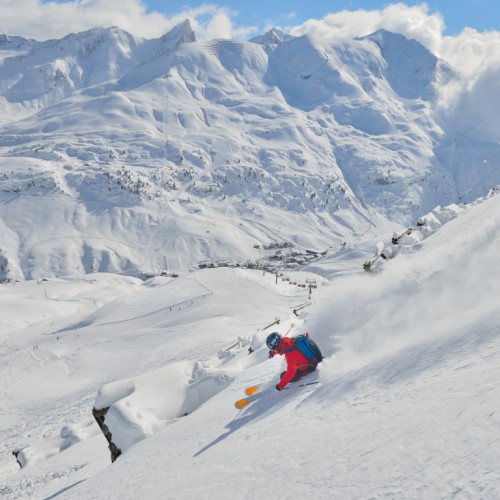 Skien in Lech/ Zürs